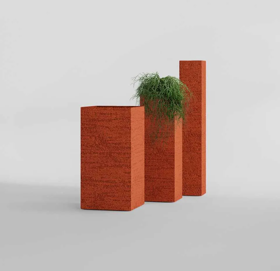 Кашпо CONCRETIKA КОЛОННА ЭРОЗИЯ ТЕРРА 30x30x90 заказать и купить с доставкой из магазина производителя Конкретика по цене 33&nbsp;660 ₽.