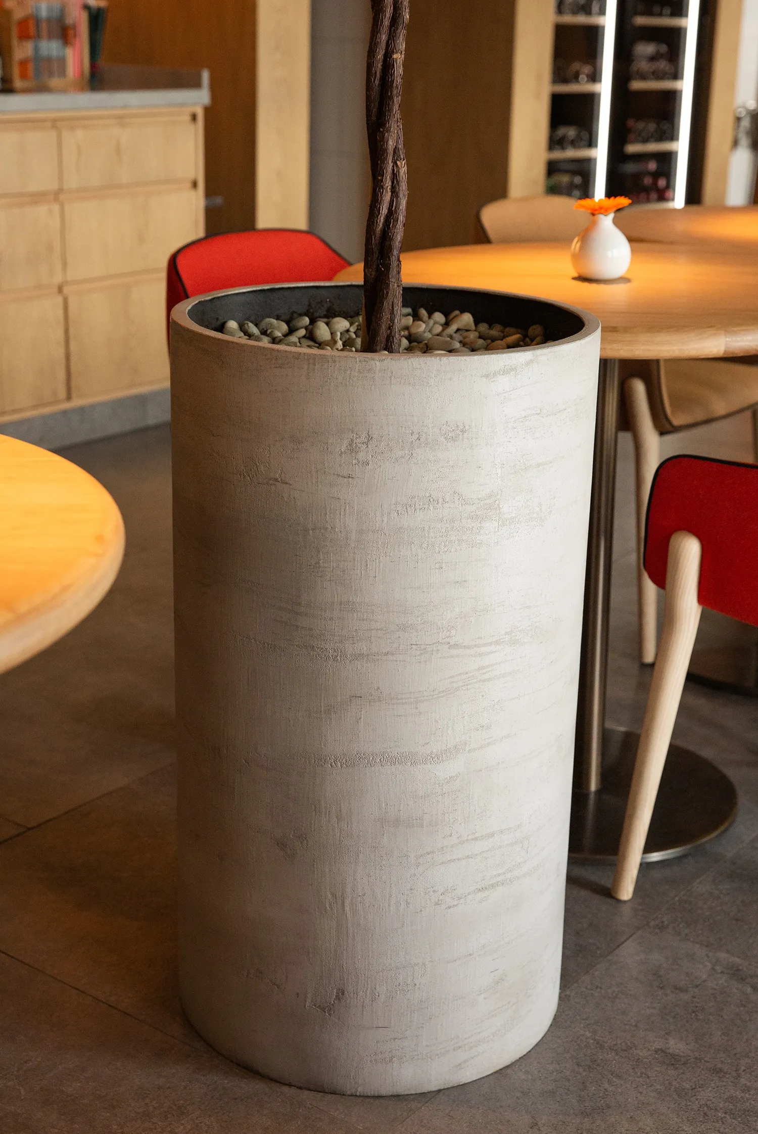 cylinder 40x80 concrete white 2021