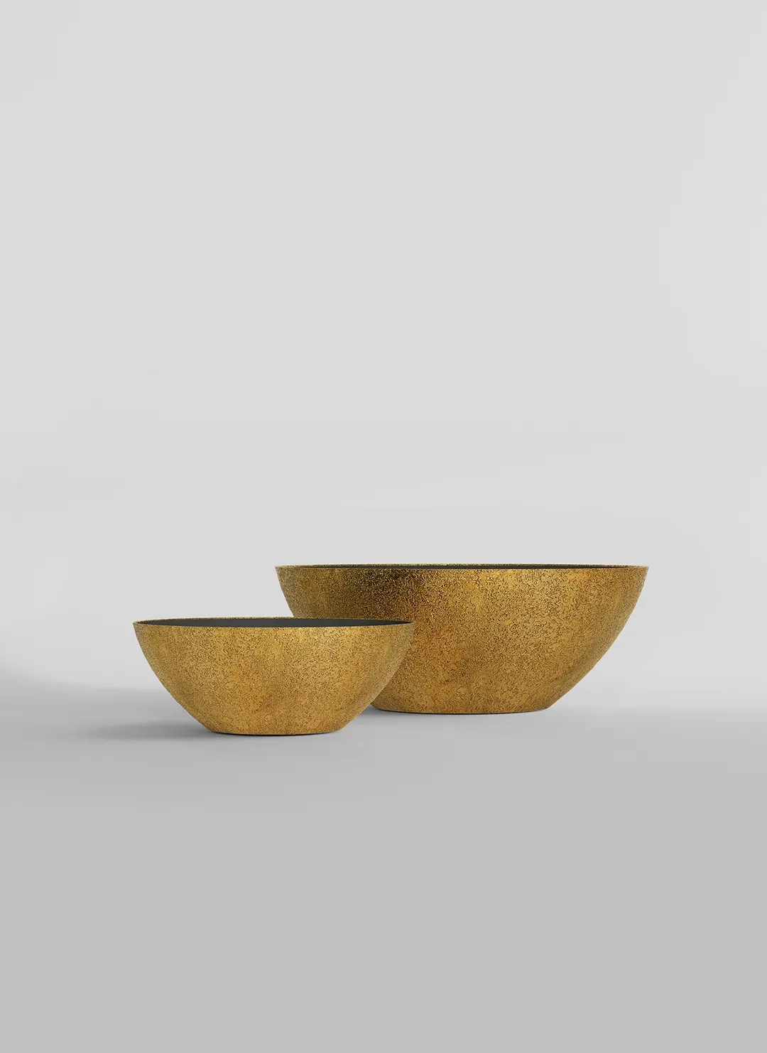 Кашпо CONCRETIKA BONSAY RICH GOLD D50H19