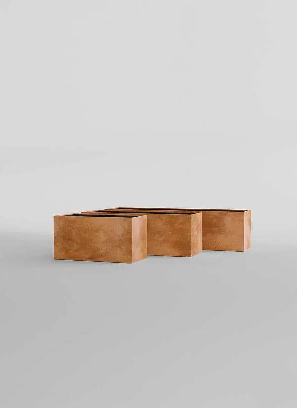 Кашпо CONCRETIKA ЭРКЕР КЛАССИК КЛЭЙ 40x20x20