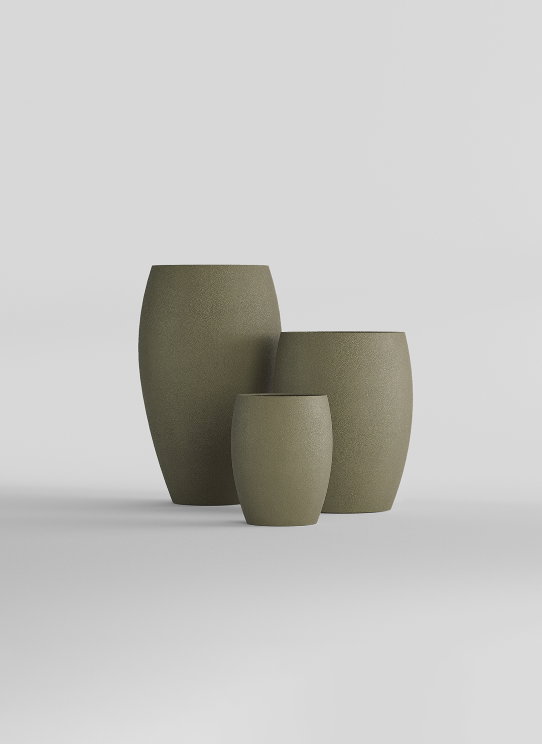 Кашпо CONCRETIKA ОВАЛ ХАКС D30H41