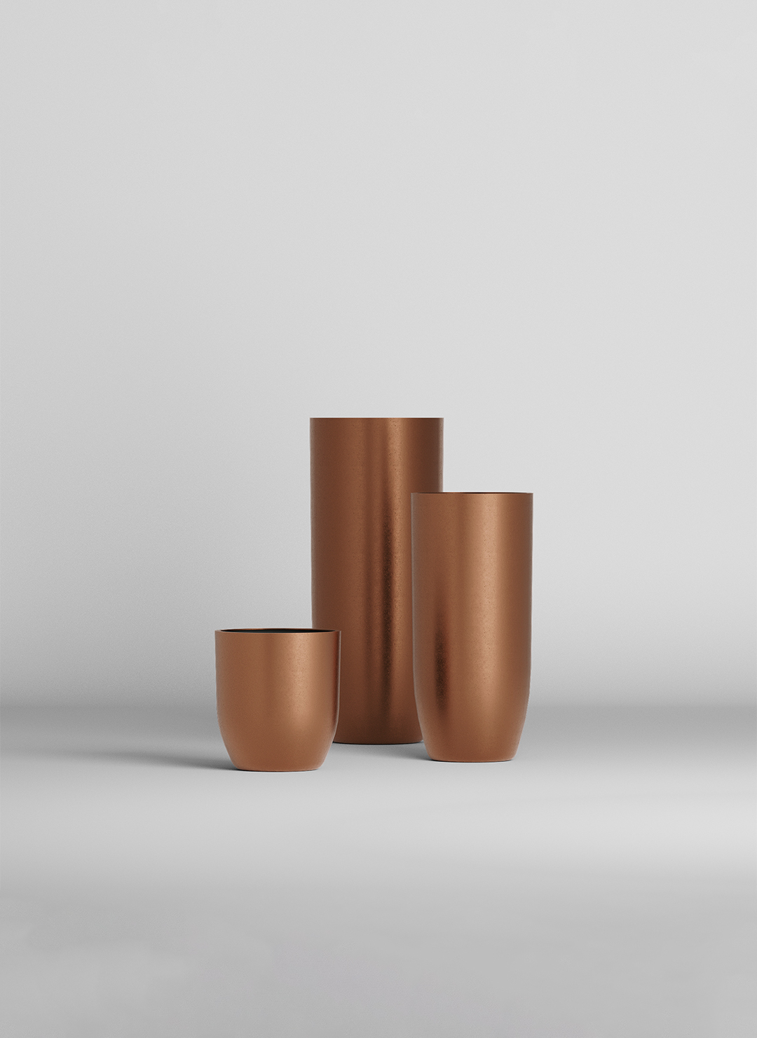 Кашпо CONCRETIKA ЙАР БРОНЗА D40H44