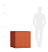 Кашпо CONCRETIKA CUBE TERRACOTTA 80x80x80 заказать и купить с доставкой из магазина производителя Конкретика по цене 72 070 руб.