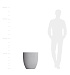 Кашпо CONCRETIKA VASE 3 SHALE D50H55 заказать и купить с доставкой из магазина производителя Конкретика по цене 19 960 руб.