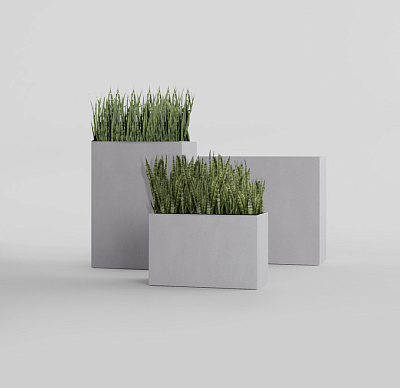 Кашпо CONCRETIKA DIVIDER SHALE 90x35x70 заказать и купить по цене 41 910 руб ниже рынка от производителя с доставкой.