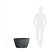 Кашпо CONCRETIKA BOWL SMOKEY BLUE D80H45 заказать и купить с доставкой из магазина производителя Конкретика по цене 34 600 руб.
