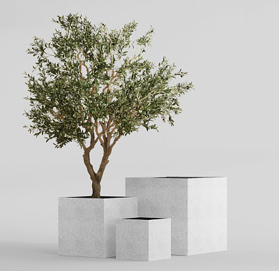 Кашпо CONCRETIKA CUBE EGG WHITE 50x50x50 заказать и купить по цене 22 530 руб ниже рынка от производителя с доставкой.