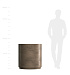 Кашпо CONCRETIKA CYLINDER XL SMOKEY GREY D80H85 заказать и купить с доставкой из магазина производителя Конкретика по цене 70 520 руб.