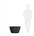 Кашпо CONCRETIKA BOWL EROSIA BLACK D80H45 заказать и купить с доставкой из магазина производителя Конкретика по цене 33 150 руб.