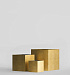 Кашпо CONCRETIKA CUBE RICH GOLD 90x90x90 заказать и купить с доставкой из магазина производителя Конкретика по цене 104 560 руб.