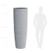 Кашпо CONCRETIKA CONUS EROSIA WHITE D60H170 заказать и купить с доставкой из магазина производителя Конкретика по цене 153 010 руб.