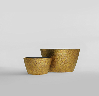 Кашпо CONCRETIKA BOWL RICH GOLD D52H29 заказать и купить по цене 12 760 руб ниже рынка от производителя с доставкой.