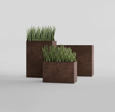 Кашпо CONCRETIKA DIVIDER COFFEE 60x30x50 заказать и купить по цене 27 570 руб ниже рынка от производителя с доставкой.
