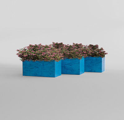 Кашпо CONCRETIKA BALCONY COBALT BLUE 80x20x15 заказать и купить по цене 12 530 руб ниже рынка от производителя с доставкой.