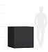 Кашпо CONCRETIKA CUBE EGG BLACK 100x100x100 заказать и купить с доставкой из магазина производителя Конкретика по цене 113 100 руб.