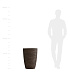 Кашпо CONCRETIKA CONUS EROSIA BROWN D50H69 заказать и купить с доставкой из магазина производителя Конкретика по цене 33 670 руб.