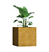 Кашпо CONCRETIKA CUBE RICH GOLD 100x100x100 заказать и купить с доставкой из магазина производителя Конкретика по цене 130 070 руб.
