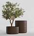 Кашпо CONCRETIKA CYLINDER XL EROSIA BROWN D70H80 заказать и купить с доставкой из магазина производителя Конкретика по цене 53 560 руб.