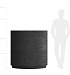 Кашпо CONCRETIKA CYLINDER XL EROSIA BLACK D120H120 заказать и купить с доставкой из магазина производителя Конкретика по цене 154 320 руб.