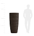 Кашпо CONCRETIKA CONUS EROSIA BROWN D60H130 заказать и купить с доставкой из магазина производителя Конкретика по цене 91 810 руб.