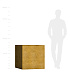 Кашпо CONCRETIKA CUBE RICH GOLD 80x80x80 заказать и купить с доставкой из магазина производителя Конкретика по цене 82 890 руб.