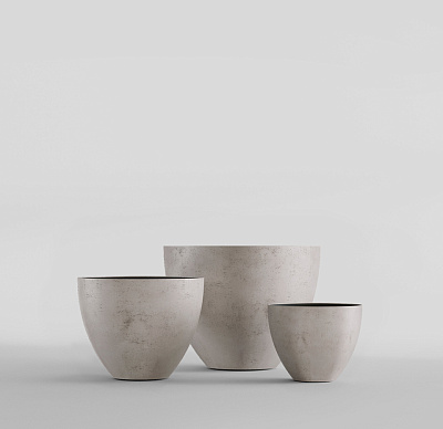 Кашпо CONCRETIKA UPON CONCRETE WHITE D85H75 заказать и купить по цене 50 560 руб ниже рынка от производителя с доставкой.