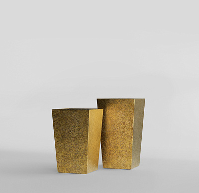 Кашпо CONCRETIKA CONIC RICH GOLD 30x30x50 заказать и купить по цене 15 300 руб ниже рынка от производителя с доставкой.