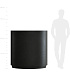 Кашпо CONCRETIKA CYLINDER XL NERO D120H120 заказать и купить с доставкой из магазина производителя Конкретика по цене 134 190 руб.