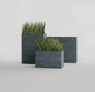 Кашпо CONCRETIKA DIVIDER EROSIA GREY 60x35x80 заказать и купить по цене 44 370 руб ниже рынка от производителя с доставкой.