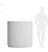 Кашпо CONCRETIKA CYLINDER XL SANTORINI D120H120 заказать и купить с доставкой из магазина производителя Конкретика по цене 134 190 руб.