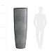 Кашпо CONCRETIKA CONUS SMOKEY BLUE D60H170 заказать и купить с доставкой из магазина производителя Конкретика по цене 161 390 руб.