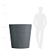 Кашпо CONCRETIKA CRATER EROSIA GREY D100H110 заказать и купить с доставкой из магазина производителя Конкретика по цене 130 070 руб.