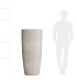 Кашпо CONCRETIKA CONUS CONCRETE WHITE D60H130 заказать и купить с доставкой из магазина производителя Конкретика по цене 95 800 руб.