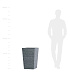 Кашпо CONCRETIKA CONIC EROSIA GREY 40x40x70 заказать и купить с доставкой из магазина производителя Конкретика по цене 28 060 руб.