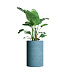 Кашпо CONCRETIKA CYLINDER EROSIA BLUE D60H90 заказать и купить с доставкой из магазина производителя Конкретика по цене 60 570 руб.
