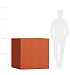 Кашпо CONCRETIKA CUBE TERRACOTTA 100x100x100 заказать и купить с доставкой из магазина производителя Конкретика по цене 113 100 руб.