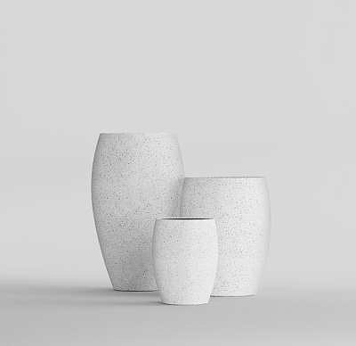 Кашпо CONCRETIKA OVAL EGG WHITE D30H41 заказать и купить по цене 9 980 руб ниже рынка от производителя с доставкой.
