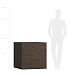 Кашпо CONCRETIKA CUBE EROSIA BROWN 90x90x90 заказать и купить с доставкой из магазина производителя Конкретика по цене 104 560 руб.