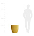 Кашпо CONCRETIKA VASE 3 GOLD D50H55 заказать и купить с доставкой из магазина производителя Конкретика по цене 22 950 руб.