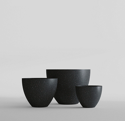 Кашпо CONCRETIKA UPON EGG BLACK D75H65 заказать и купить по цене 32 160 руб ниже рынка от производителя с доставкой.