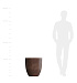 Кашпо CONCRETIKA VASE 3 COFFEE D50H55 заказать и купить с доставкой из магазина производителя Конкретика по цене 22 550 руб.