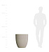 Кашпо CONCRETIKA VASE 3 EROSIA YELLOW D60H65 заказать и купить с доставкой из магазина производителя Конкретика по цене 39 180 руб.
