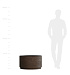 Кашпо CONCRETIKA CYLINDER XL EROSIA BROWN D70H45 заказать и купить с доставкой из магазина производителя Конкретика по цене 35 710 руб.