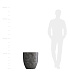Кашпо CONCRETIKA VASE 3 CONCRETE GREY DARK D50H55 заказать и купить с доставкой из магазина производителя Конкретика по цене 23 950 руб.