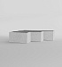 Кашпо CONCRETIKA BALCONY EGG WHITE 60x20x20 заказать и купить с доставкой из магазина производителя Конкретика по цене 8 870 руб.