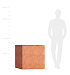 Кашпо CONCRETIKA CUBE RED CLAY 80x80x80 заказать и купить с доставкой из магазина производителя Конкретика по цене 81 450 руб.