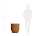 Кашпо CONCRETIKA VASE 3 EROSIA OCHRE D60H65 заказать и купить с доставкой из магазина производителя Конкретика по цене 39 180 руб.