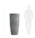 Кашпо CONCRETIKA CONUS SMOKEY BLUE D60H130 заказать и купить с доставкой из магазина производителя Конкретика по цене 95 800 руб.