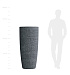 Кашпо CONCRETIKA CONUS EROSIA GREY D60H130 заказать и купить с доставкой из магазина производителя Конкретика по цене 91 810 руб.