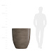 Кашпо CONCRETIKA VASE 3 SMOKEY GREY D90H95 заказать и купить с доставкой из магазина производителя Конкретика по цене 93 410 руб.